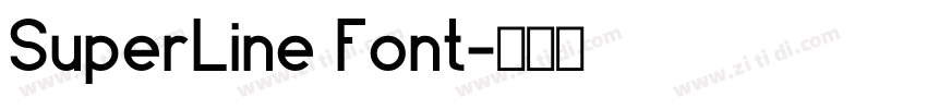 SuperLine Font字体转换
